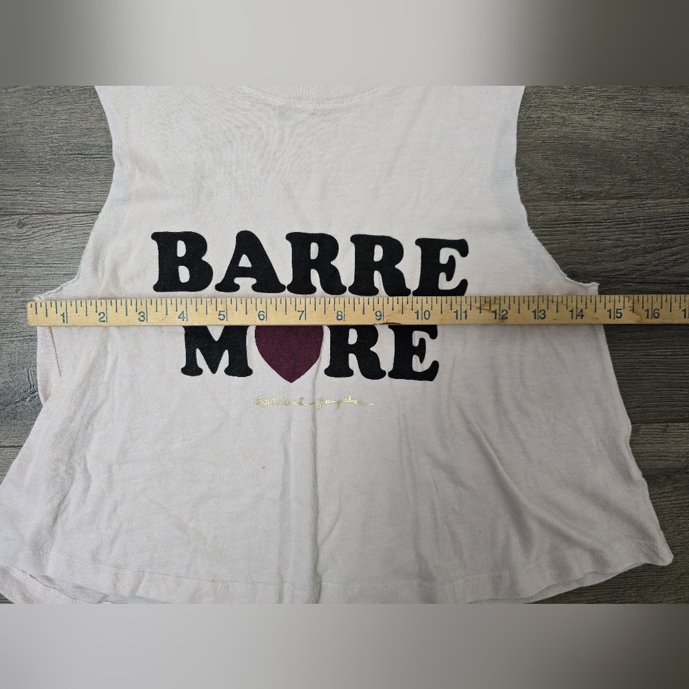 Spiritual Gangster Barre More Pink Sleeveless Swing Crop Top XS Athletic - Picture 4 of 9